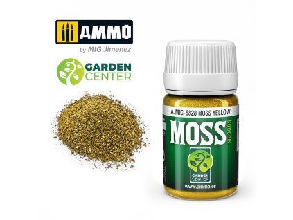 AMMO by MIG MOSS Yellow - Laser-cut Plants (A.MIG-8828)