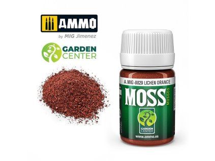 AMMO by MIG Lichen Orange MOSS - Laser-cut Plants (A.MIG-8829)