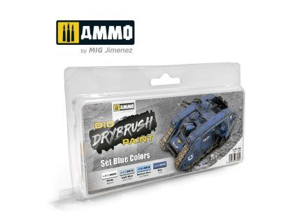 DRYBRUSH Set Blue Colors