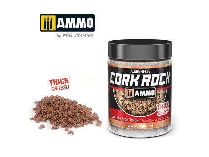 CREATE CORK Crushed Brick Thick (Jar 100mL)