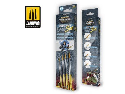 AMMO WARGAMING UNIVERSE – Shaders & Washes Brush Set