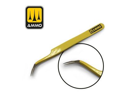 Curved Tweezers – zahnutá modelárska pinzeta