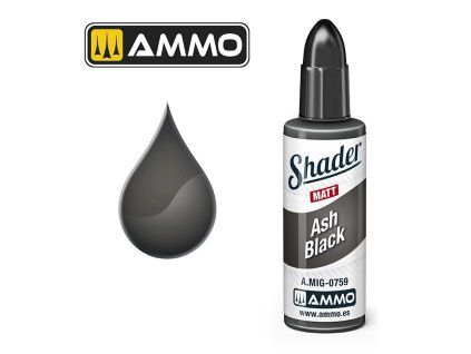 MATT SHADER Ash Black