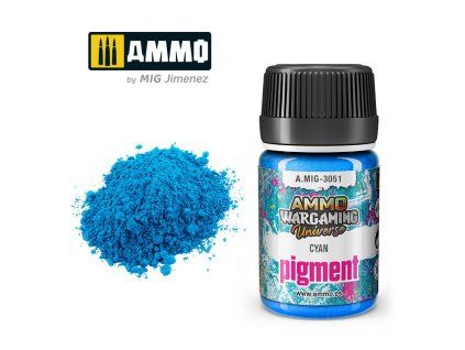 Cyan modelársky pigment