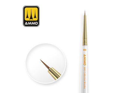 AMMO MIG Collection Conical Brush Ø00 – Ultra Fine Detail Brush