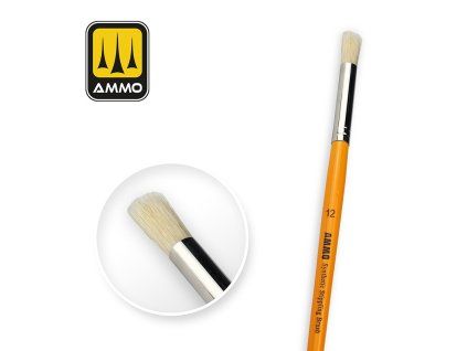 12 Synthetic Stippling Brush