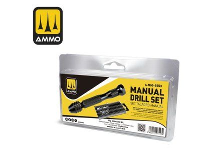 Manual precision hand drill set for hobby modeling