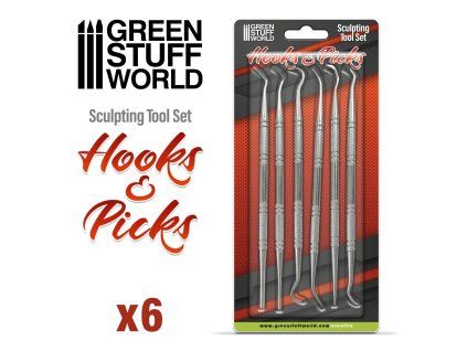 6x Hook and Pick tool Set
