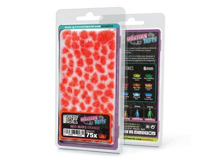 Martian Fluor Tufts - NEO-MARS ORANGE
