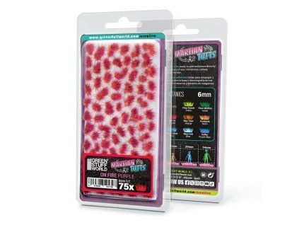 Martian Fluor Tufts - ON FIRE PURPLE