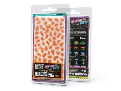 Martian Fluor Tufts - NEO-TITAN ORANGE
