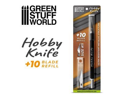 Craft knife with spare blades