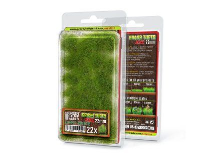 Grass TUFTS XXL - 22mm self-adhesive - LIGHT GREEN