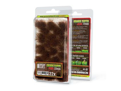 Grass TUFTS XXL - 22mm self-adhesive - BURNT