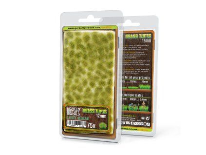 Static Grass Tufts 12 mm - Light Green