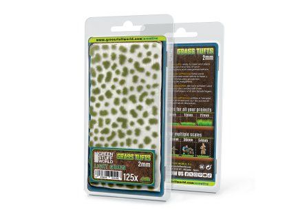 Static Grass Tufts 2 mm - Light Green