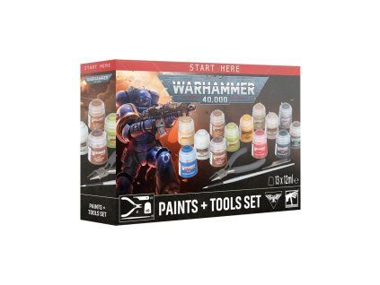 52170199002 ENGSPAPORTLATVROMWarhammer40KPaintsToolsSet4