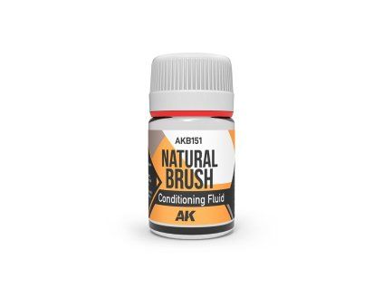 47083 ak akb151 natural brush conditioning fluid 35ml