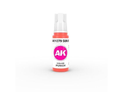49005 ak interactive 3gen acrylics sun red color punch