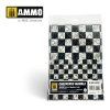 Checkered Marble. Square Die-cut Marble Tiles - 2 pcs.