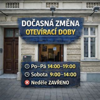 Ještě nejsme úplně v plné síle, ale otevřeno máme! 💙 Dokud není otevřená herna, tak otevírací doba prodejny neplatí podle...