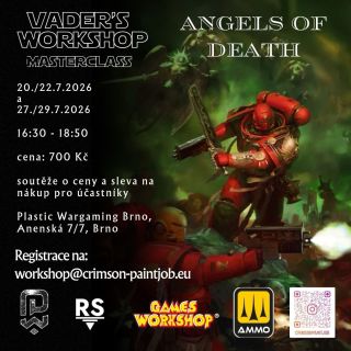 🎨 MASTERCLASS: Blood Angels – posuňte své malování na novou úroveň! Ahoj všichni, léto je v plném proudu a s ním přichází...