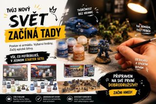 🚀 TVŮJ NOVÝ SVĚT ZAČÍNÁ TADY! 🎲🖌️⚔️ Přemýšlíš nad novým koníčkem, který tě opravdu pohltí? 🤔 Warhammer není jen hra. Je to...