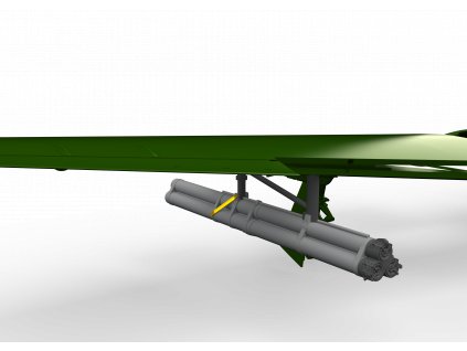 P-51D Bazooka rocket launcher 1/48