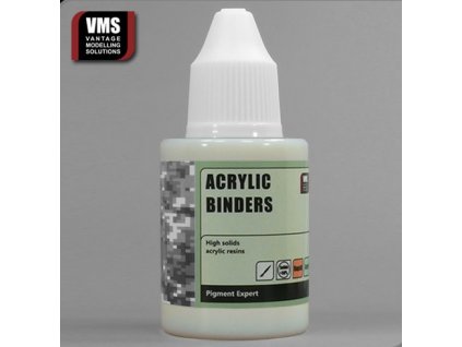 Acrylic binders biely