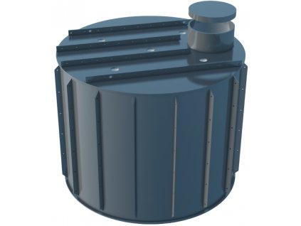 Plastový 3 komorový, tříkomorový septik s filtrací odpadní vody pojezdový, pro obetonování 10 m3, 10 000 litrů a