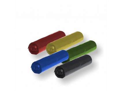 120l Pytle ECONOMY barevné rolované 30μm
