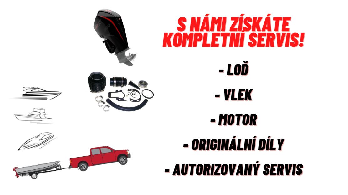 Dodáme loď, motor i originální náhradní díly