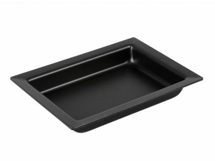 Veso interier Rigaflex plastova miska s okrajem 280 x 140 x 40 mm černá matná