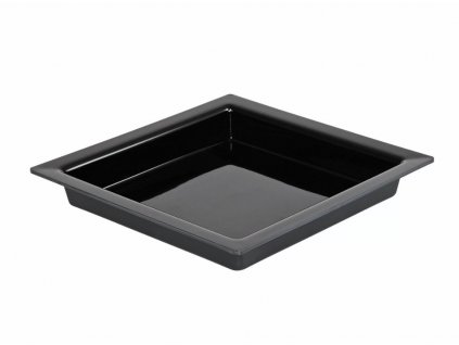 Veso interier Rigaflex plastova miska s okrajem 280 x 280 x 40 mm černá