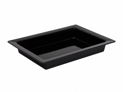 Veso interier Rigaflex plastova Mísa 420x280x40mm ABS bílá mat, černá lesk s okrajem