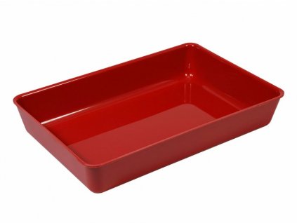 Veso interier Rigaflex plastova Mísa 420x280x70mm ABS mini okraj červená