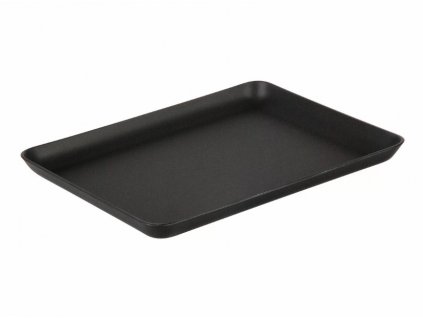 Plastove nadobi.eu tác černý mat oblý 280x210x20mm Rigaflex