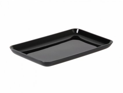 Plastove nadobi.eu plastový tác černý 240x145x20mm Rigaflex