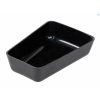 Veso interier Rigaflex plastova miska Arena TRAPEZ 240x170x120x60mm ABS černá