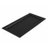 plastove nadobi.eu tác černý matný 400x200x15mm Rigaflex