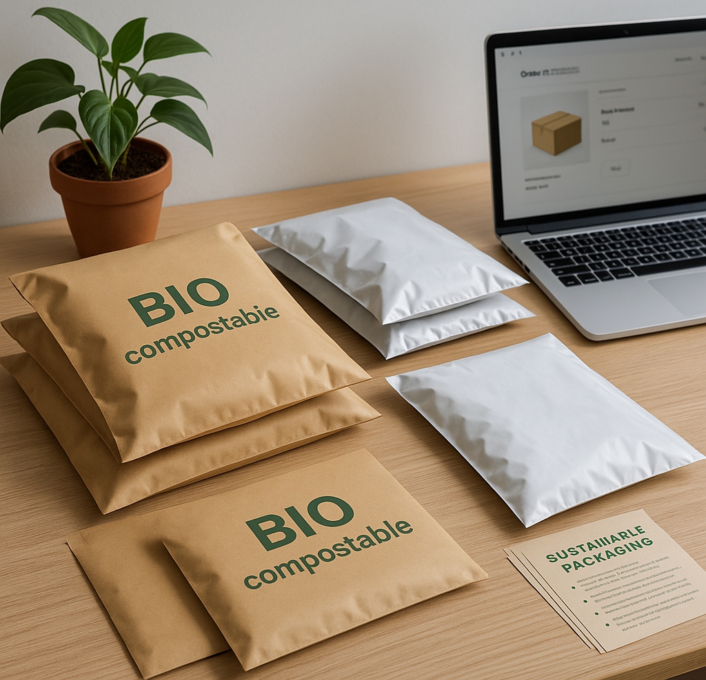 Bio vrecia ako udržateľná alternatíva pre ekologické balenie e-shopov: Výhody, implementácia a prínos pre životné prostredie