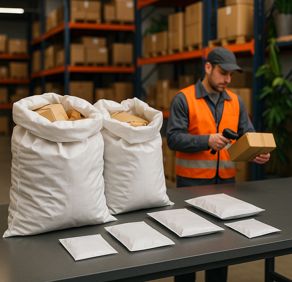 Hurbe vrecia v logistike: Efektívne a bezpečné balenie balíkov pre modernú prepravu