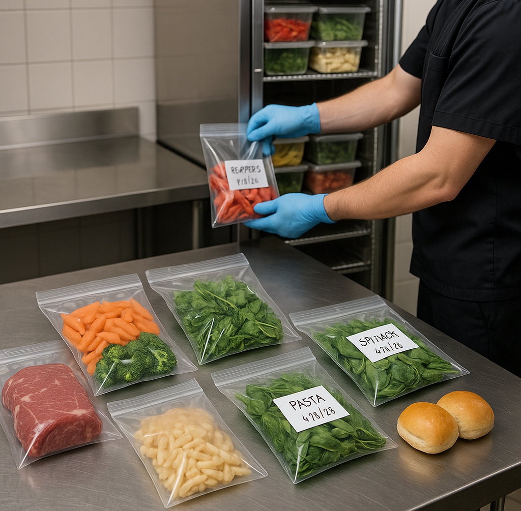 Použitie mikroténových vreciek v gastronómii: Hygienické skladovanie, zachovanie čerstvosti a praktické tipy pre reštaurácie a catering