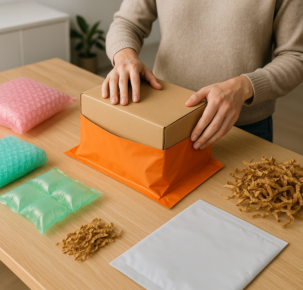 Výplňový materiál do krabíc pre plastové obálky: Odborný výber, tipy na balenie a najčastejšie chyby