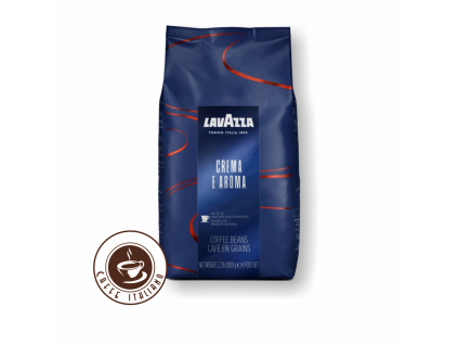 lavazza caffe crema e aroma espresso blue 1kg 40arabica 60robusta logo caffeitaliano