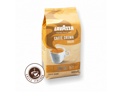 Lavazza Dolce Caffe Crema zrnková káva 1 kg