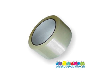 lepiaca paska transparent sirka 75mm hrubka 42mi navin 66m logo plastove obalky
