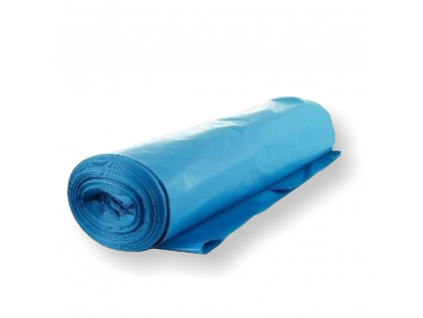 LDPE vrecia na odpad 140litrov 750mm 1150mm 50mi 25ks modre plastove obalky