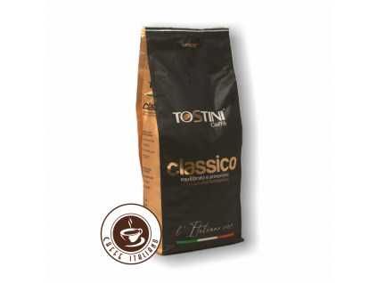 tostini miscela classico 1kg zrnkova kava zmes arabica robusta logo caffeitaliano
