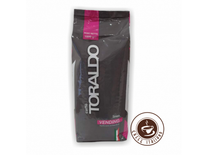 Toraldo caffe miscela rossa zrnkova kava automat 60 Arabica 40 Robusta logo caffeitaliano